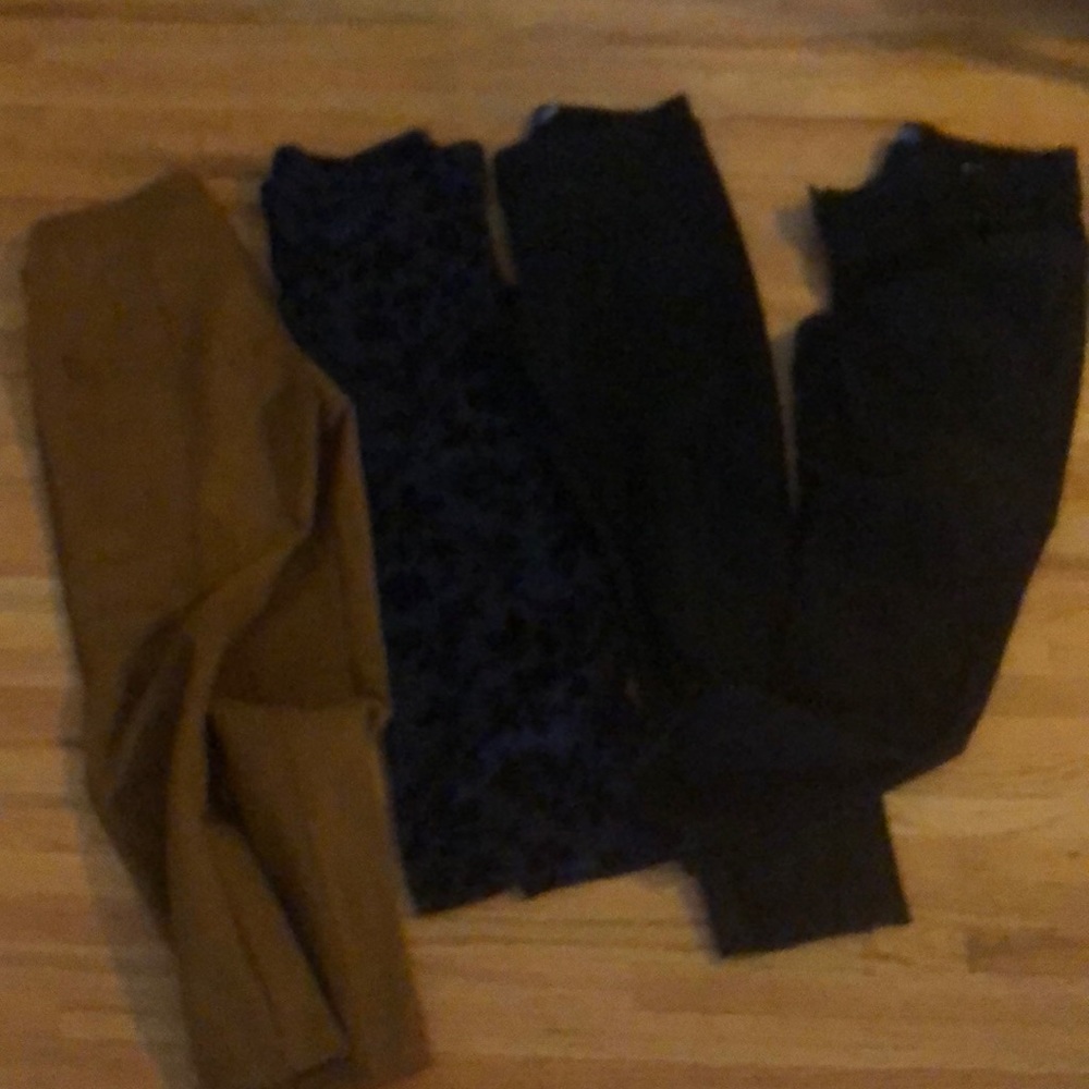 Suede pants